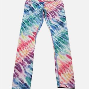 Athleta Pants Women's Xs Multicolor Tie Dye Love Proudly 7/8 Tight Leggings